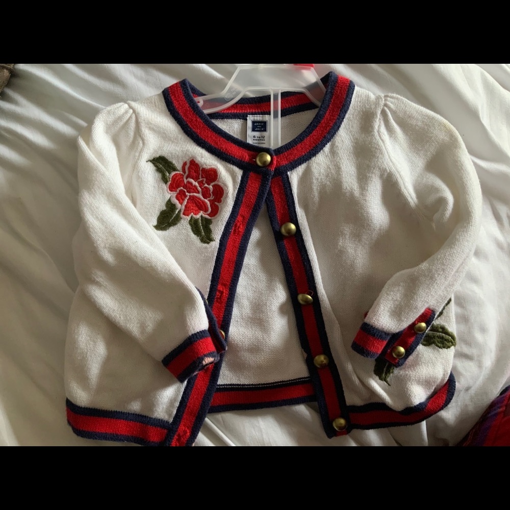 Janie and Jack Cardigan and leggings